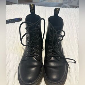 Black Leather Doc martins